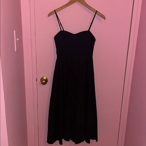 Wayf Black Midi Dress